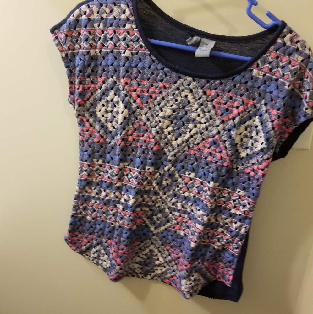 Multi colored top